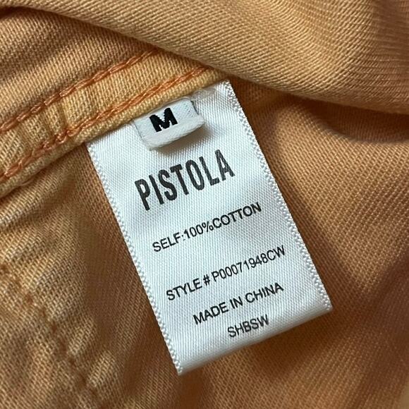 Pistola Parker Cotton Utility Romper Distressed Orange Utility Size M Cotton - Picture 5 of 9